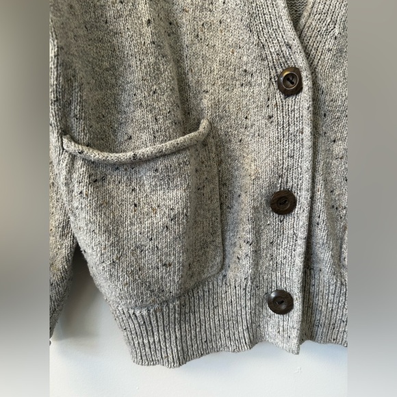 Universal Thread Speckled Gray Knit Oversized Cardigan - Picture 3 of 8